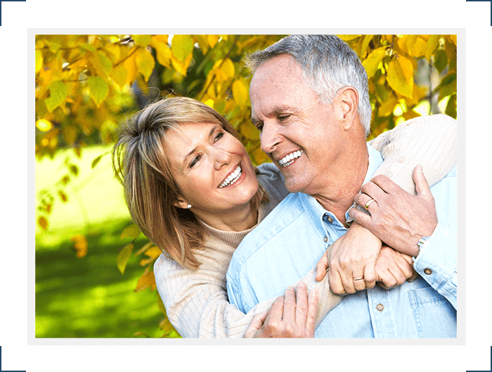 Couple happy with their dentures Select Dental