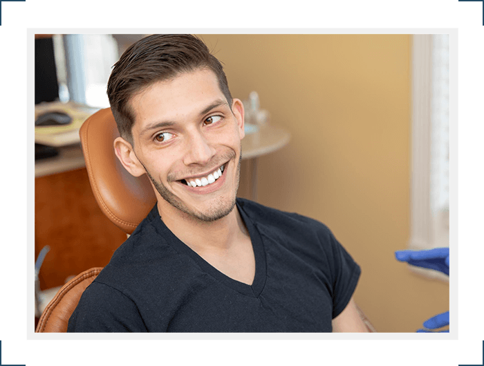 patient happy with his dental treatment Select Dental